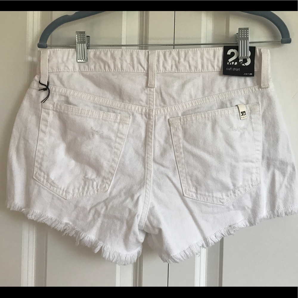 Joe's Jeans White Jean Shorts - Picture 2 of 4